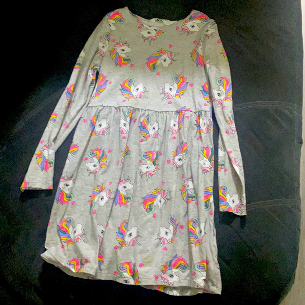 🦄 💜 Cute unicorn long sleeved dress 💜 🦄